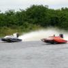 My son, Chris, running Second, behind Bishop. Bishop's boat Dyno's 390 HP with 240 PSI Compression. Runs 118 Octane Fuel.