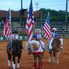 At the Rodeo at River Ranch. The Cowboy on the Left is FIVE